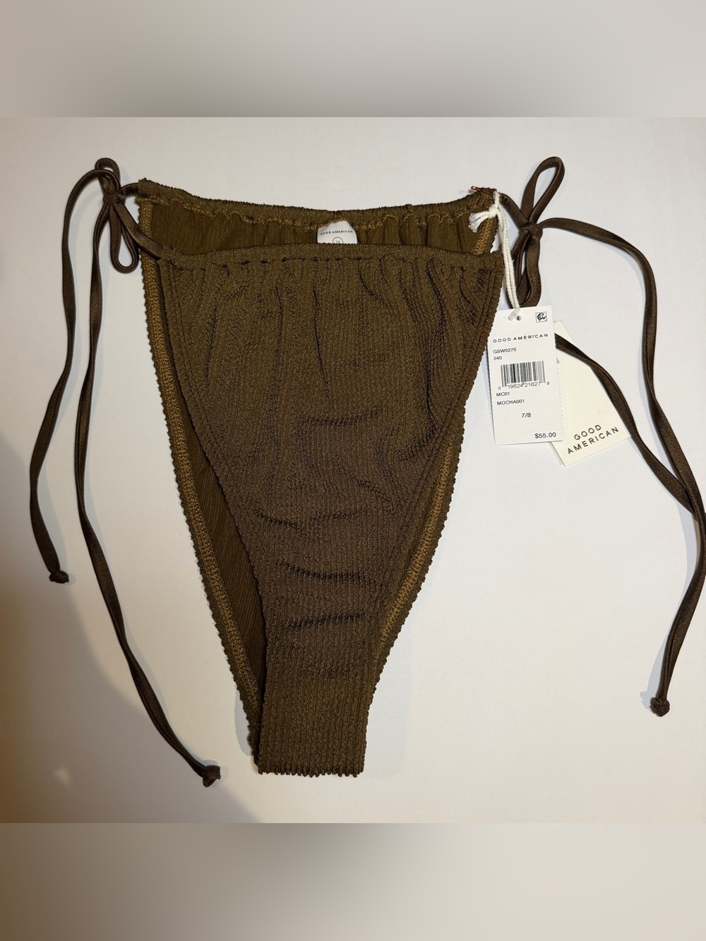 Good American Women’s Brown Tie-Side Bottoms